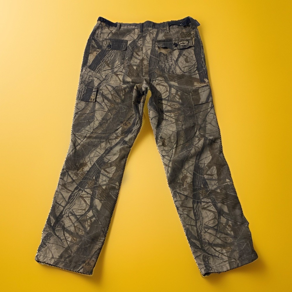 VTG Spartan Realtree Camouflage Cargo Hunting Pants Men's Large 34x30 Made USA